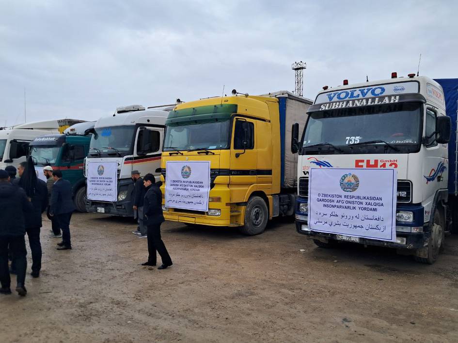 Uzbekistan delivers 290‑plus tons of humanitarian aid to Afghanistan